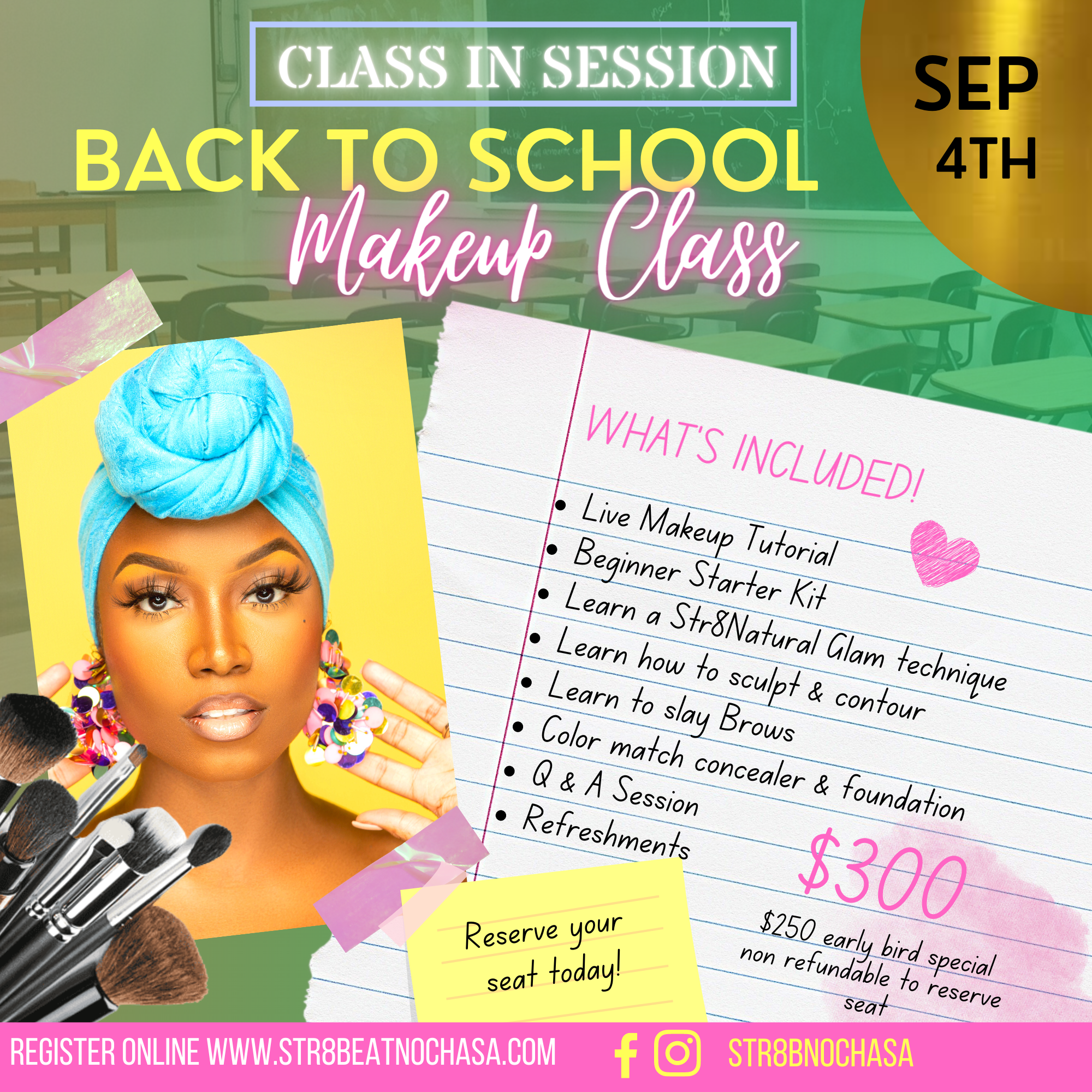Back To School Makeup Class